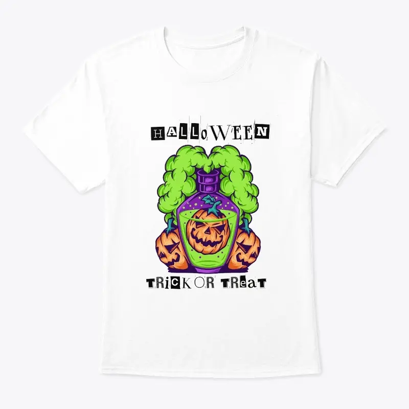 TRICK OR TREAT| PUMPKIN GREEN GASS TEES