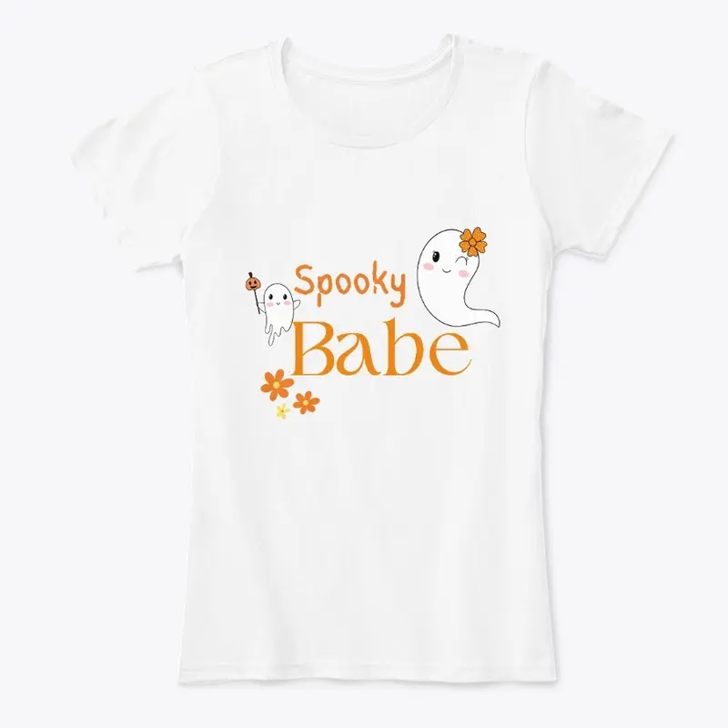 spooky babe| cute ghost tees