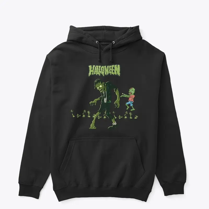 GREEN ZOMBIE| HALLOWEEN TEES