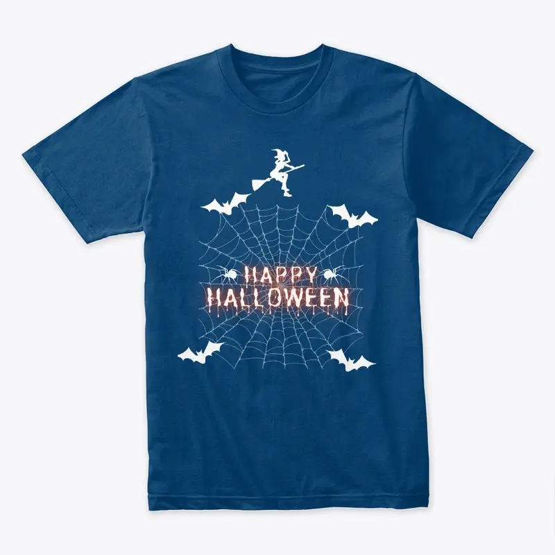 happy Halloween| bats | witch tees