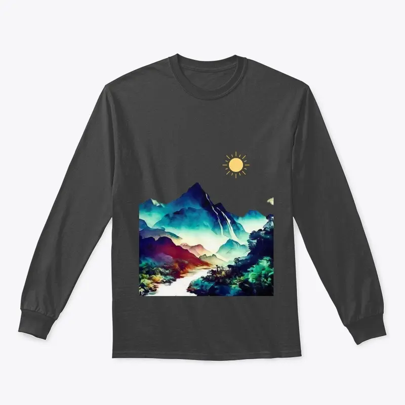 mountain with jungle T-Shirt