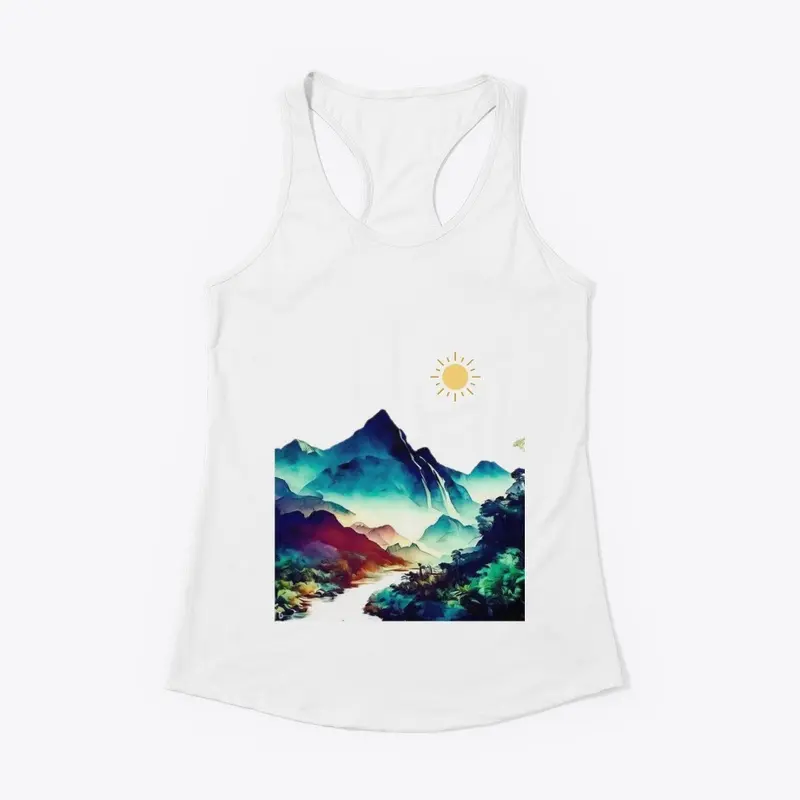 mountain with jungle T-Shirt