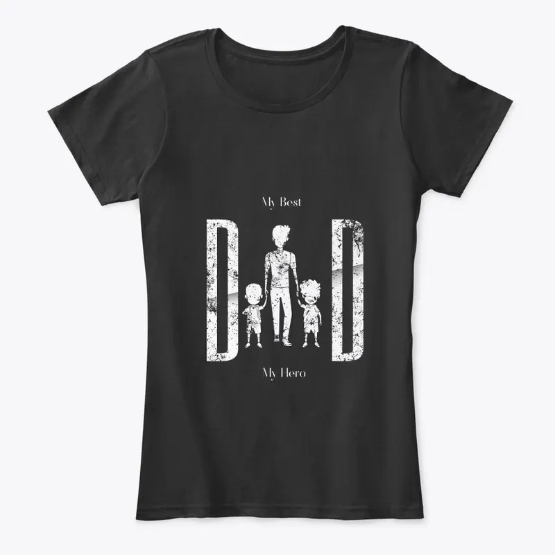 my best dad my hero t-shirt|father's day