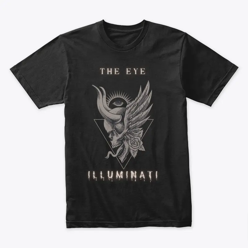 THE EYE| ILLUMINATI|SKULL Halloween TEES